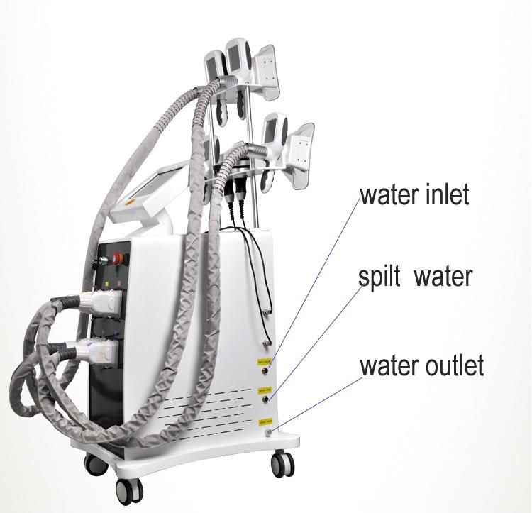 4 Handles Cryolipolysis Manufacturers RF Vacuum Cavitation Freezing Body Slimming Machine