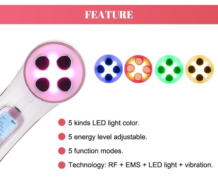 LED Photon Light Therapy RF EMS Skin Rejuvenation Machine