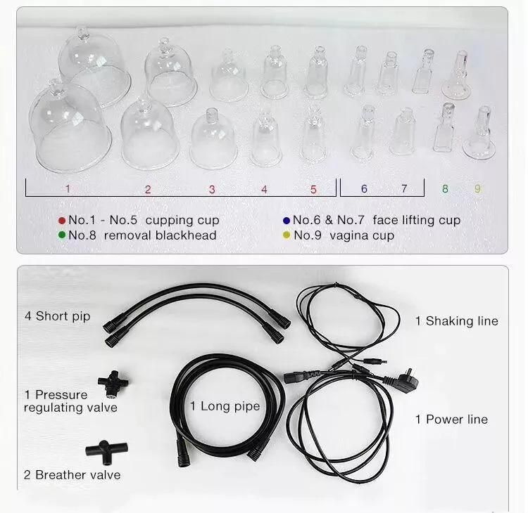 2022 New Vacuum Therapy Machine for Breast Butt Lifting Breast Enhance Cellulite Treatment Cupping Device