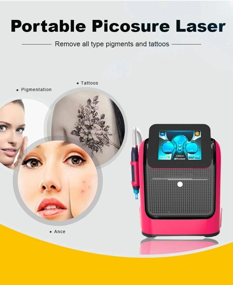 High Quality Q Switched Carbon Peel Tattoo Removal ND YAG Laser