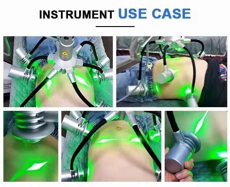 New Lipo Laser 532nm 635nm Laser 6D Green Color and Red Color Laser for Fat Removal Slimming Machine