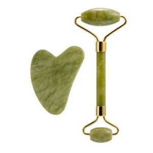 High Quality 100% Pure Natural Jade Facial Roller Noiseless Portable Anti Aging Face Massage Jade Roller