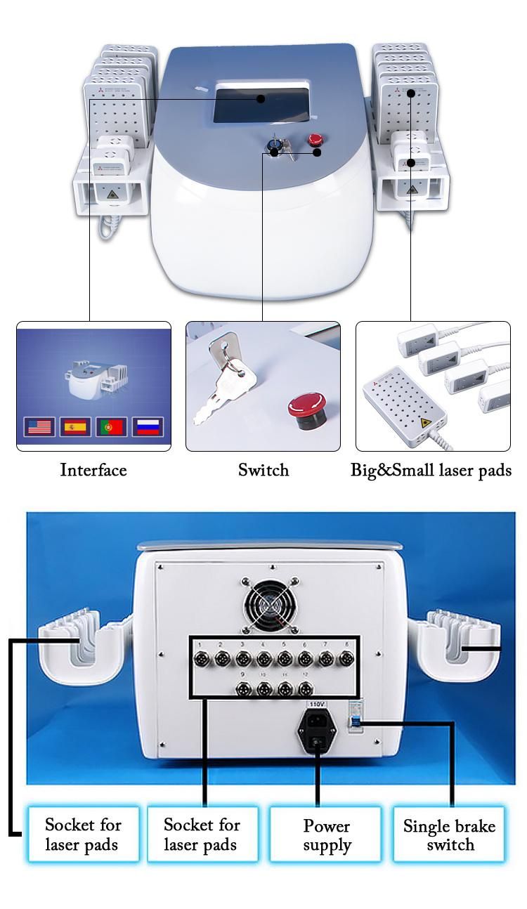 Cool Lipolaser Body Slimming, Cryo Lipolysis Laser Lipo 336 Diode Laser I-Lipo Body Slimming Machine