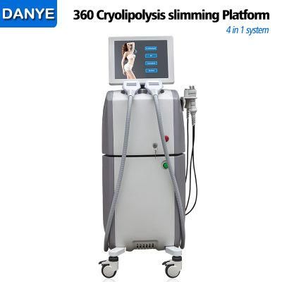 360 Cryolipolysis Cavitation RF Ultrasound Cellulite Removal Machine