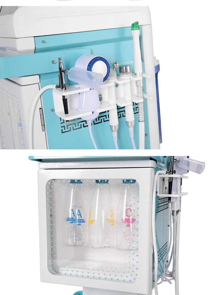 Oxygen Aqua Jet Peel Machine with LCD Ultrasonic & Hot & Cold Hammer
