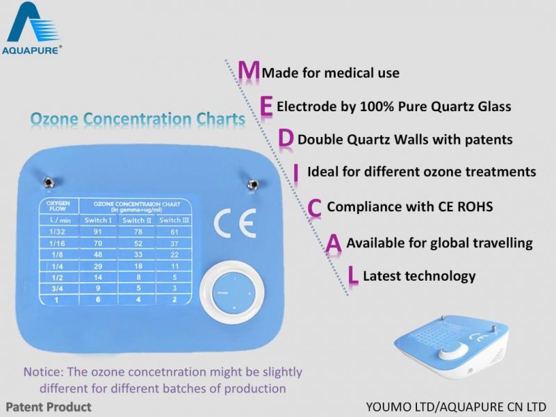 Portable Mini 300mg/H 24 Hour Running Ozone Therapy Machine Generator