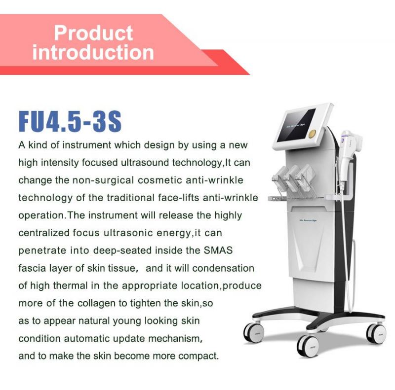 Hifu High Frequency Wrinkles Removal Beauty Machine (Fu4.5-3s)