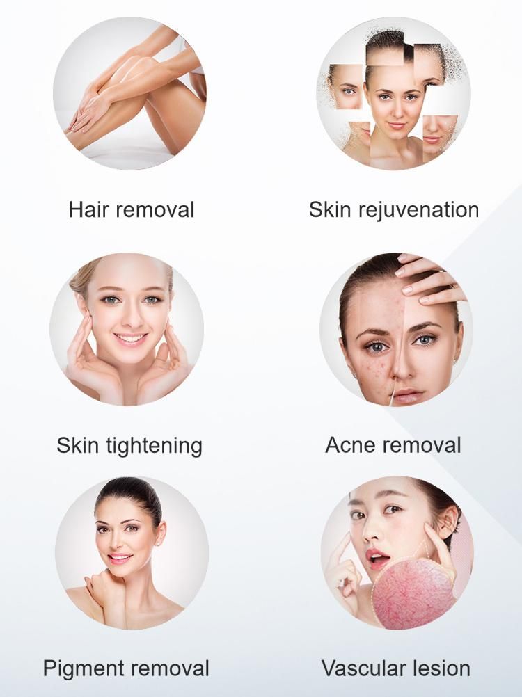 2 Handles Dpl Machine Vertical Beauty Equipment Shr Dpl Skin Rejuvenation