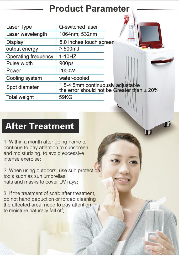 Renlang Laser Tattoo Removal Mole Laser Vertical Machine for Sale