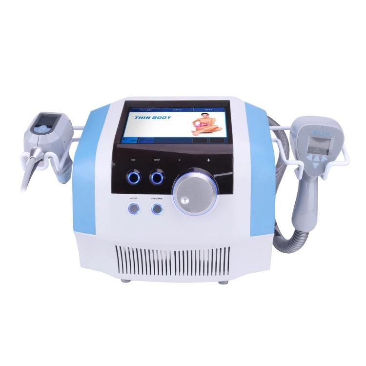 Skin Tightening RF Slimming Machine for Body and Face with 2 Operating Handles