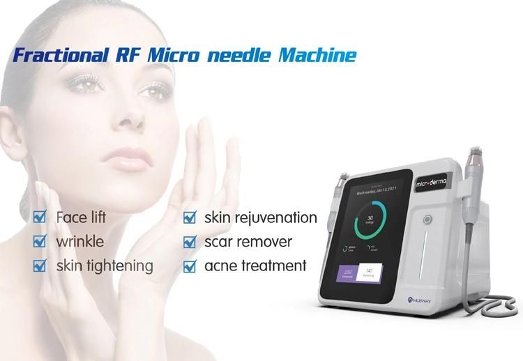 Portable Radio Frequency RF Needle Facelifting Fractional Microneedle Device