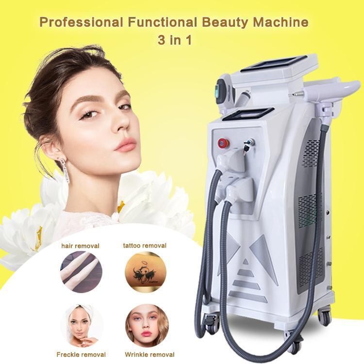 Multifunction 4 in 1 ND YAG Laser Machines Elight Opt Shr IPL Hair Removal Laser Hair Removal Machine