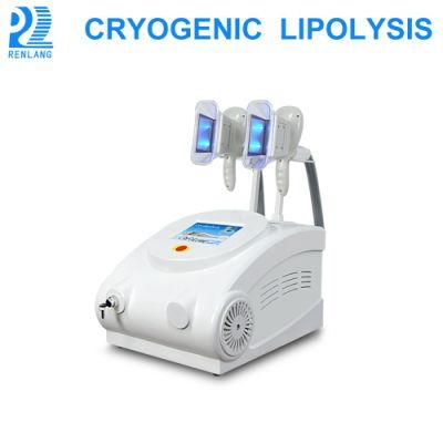 2 Handles Cryolipolysis Fat Freezing Slimming Machine for SPA