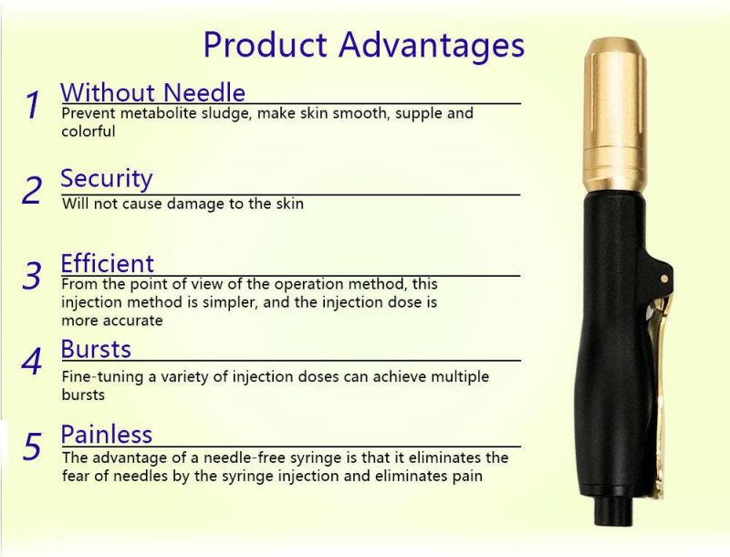 Factory Price No-Needle Hyaluronic Injection Salons Use Hyaluronic Pen