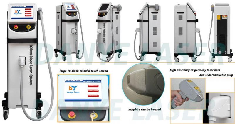 808nm Professional Soprano Device Beauty Equipment Diode Laser Hair Removal