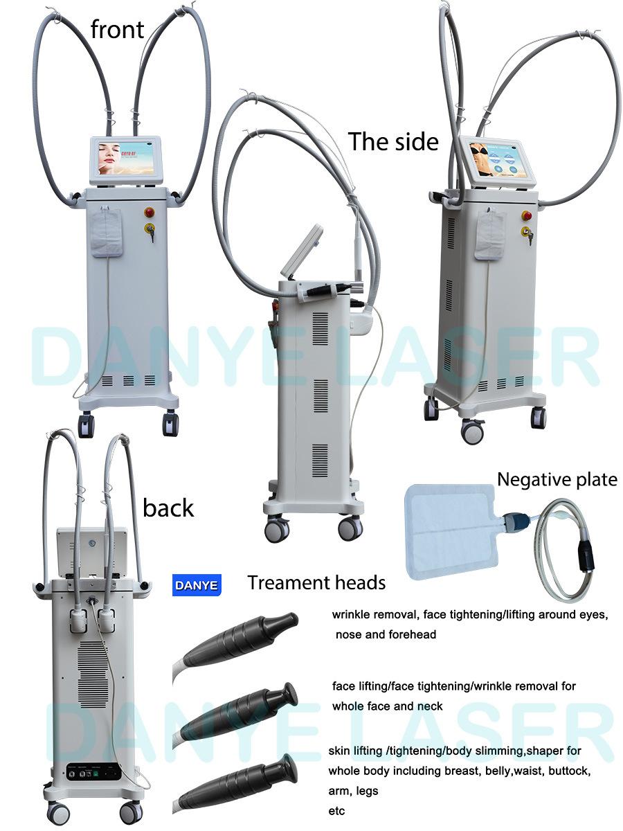 New 6.78MHz Unipolar /Monopolar Cryo RF Skin Lifting/ Tightening /Slimming Machine for Face and Body