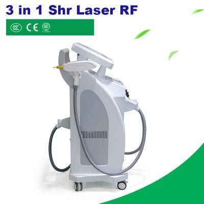 E-Light IPL Shr Bipolar RF ND YAG Laser Multifunction Beauty Machine