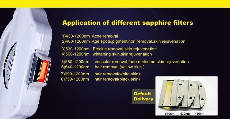 Professional Elight Shr IPL ND YAG Laser Hair Removal Machine