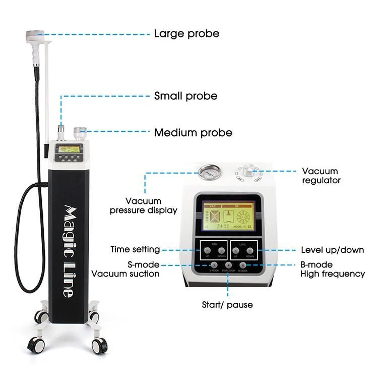 Vacuum RF High Frequency Skin Lifting Body Shaping Machine