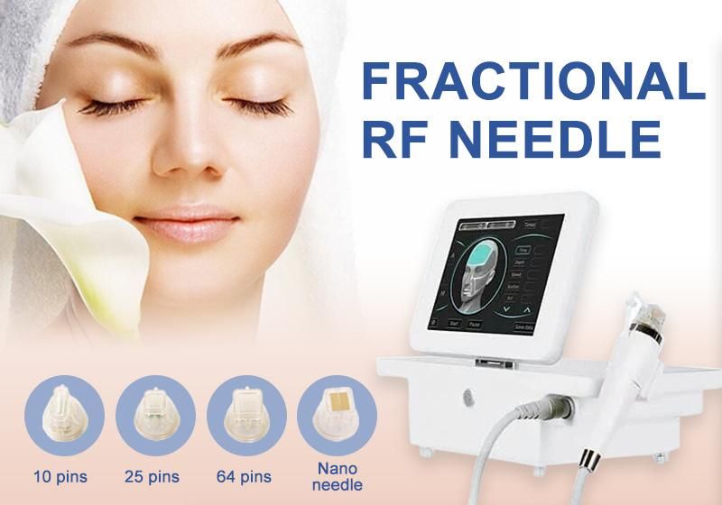 RF Fractional Microneedle Beauty Device for Face Lift Wrinkle Removal