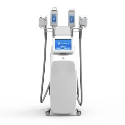 Four Treatment Handles Fat Reduction Weight Loss Coolplas Machine