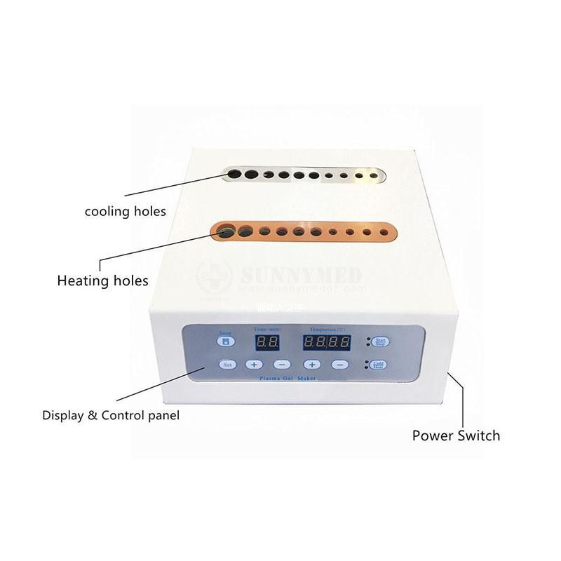 Newest Prp Ppp Gel Maker Centrifuge with Heating and Cooling Function