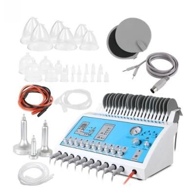 Electric Vacuum Cupping Therapy Muscle Stimulator Electrostimulation Breast Massager Butt Enhancement Machine
