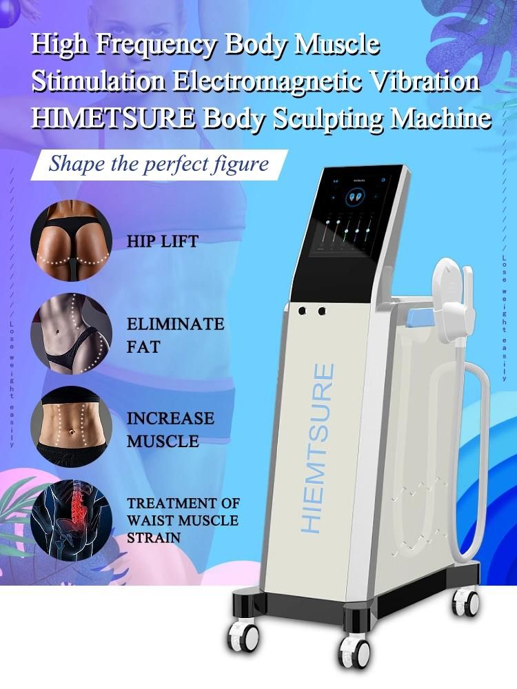 Factory Directly Hiemt Muscle Machine Burn Fat Body Slimming Equipment EMS Muscle Stimulator Body Contouring Device Salon Use Ms-68