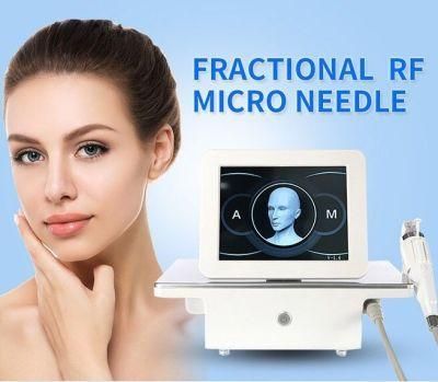 Micro Needle Fractional RF Golden Microneedling Machine for Acne Scars Removal