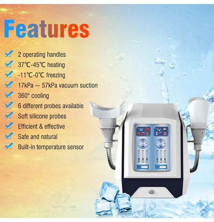 Portable 360° Two-Handle Vacuum Fat Freezing Machine