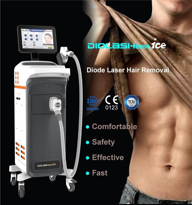 Epilator 808nm Laser Hair Removal 808nm Laser Diode Beauty Equipment 1064 Blue Diode Laser 1600 Watt