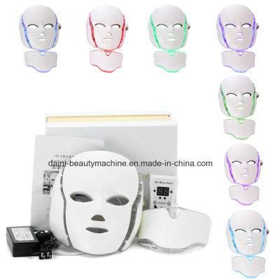 7 Colors PDT Photon LED Facial Mask Skin Rejuvenation Wrinkle Removal Electric Anti-Aging Beauty Equipment