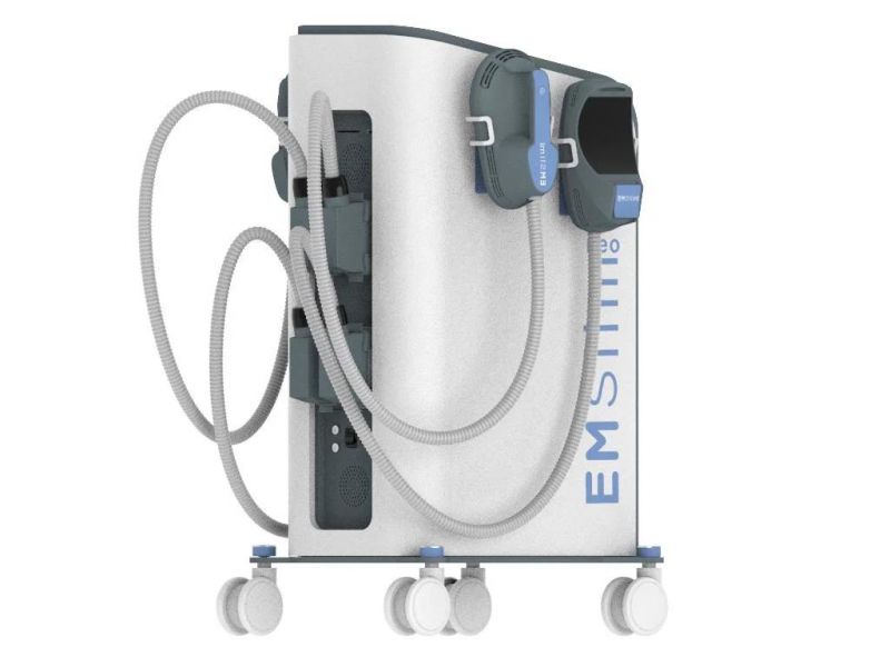 4 Handles EMS Electromagnetic Hi-EMT Sculpting Muscle Stimulator EMS RF Body Sculpting Machine