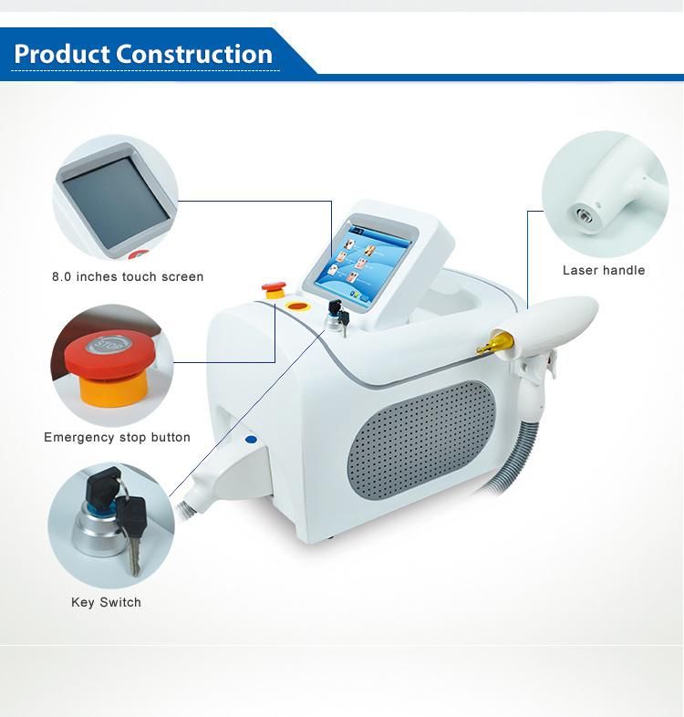 Ce Certification Portable Tattoo Removal Device Laser Tattoo Removal System