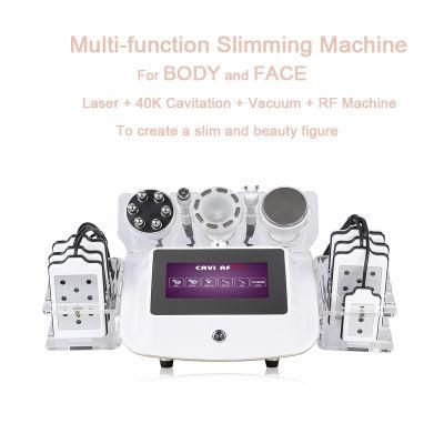 6 in 1 Slim Beauty Machine Fat Freezing Vacuum Laser Slimming Machine for Slimming
