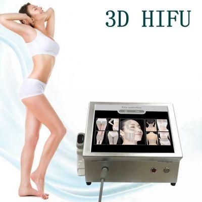 Portable New 10000 Shots 3D Hifu for Face Lift and Body Slimming