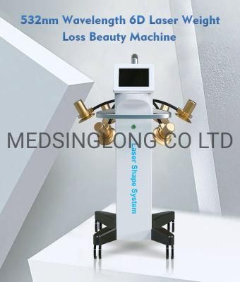 6D Laser Non-Invasive Body Shape System / Shape Slimming Beauty Machine Mslca376b