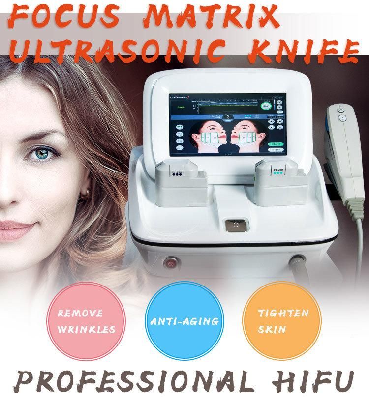 12 Lines Best Selling Beauty Face Lift Anti Wrinkle 3D Ultrasound Hifu Machine