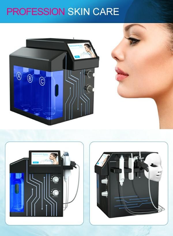 Portable 4 in 1 3D PDT Maks Hydra Facial Multi Beauty Machine