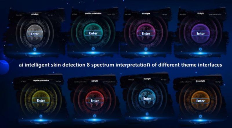 New Technologies Magic Sinco Skin Analyzer Machine with iPad for Auto Skin Analysis