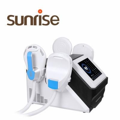 Sunrise 4 Handles High Intensity Electromagnetic Body Sculpting Machine EMS Device Body Slimming Equipment