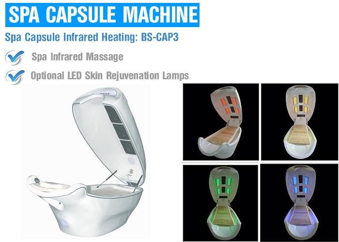 White Body Slimming Hydro- Therapy Infrared SPA Capsule