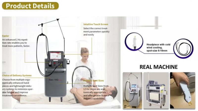 1-American Version Alex Machine ND YAG Laser Hair Removal/Alex Laser Alexandrite Fully Imported Accessories