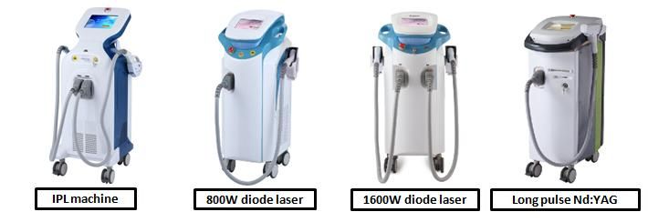 Multi-wave 755nm 810nm 1064nm diode laser in one hair removal system