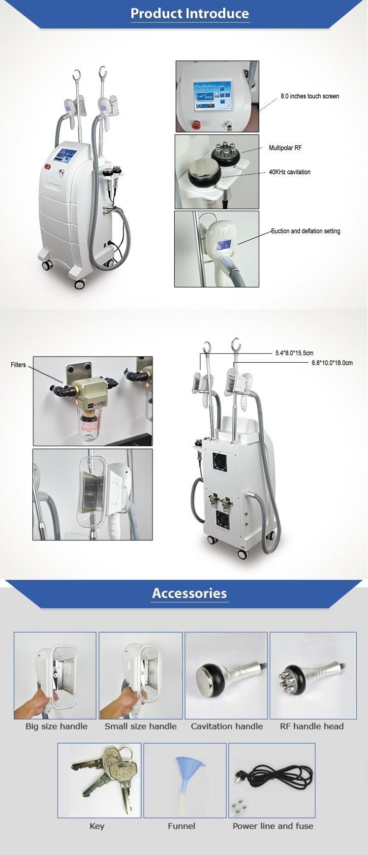 2018 New 360 Cryolipolysis Vacuum Cavitation RF 4 in 1 Coolscuplting Fat Freezing Body Slimming Machine