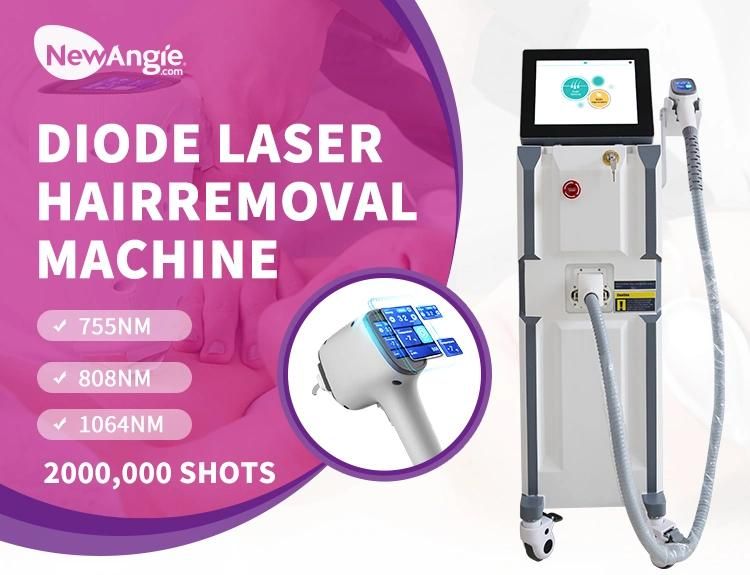 Beauty Salon 600W Portable 808nm Diode Laser Hair Removal