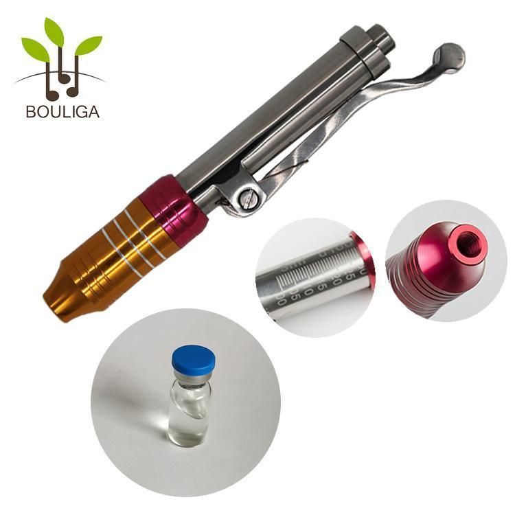 Gold Black Device Injector Syringe Hyaluron Pen for Lip Lifting