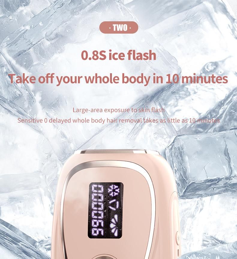 Ice Cooling IPL Beauty Device for Hair Removal