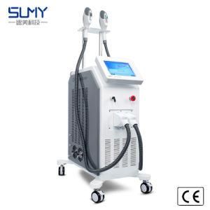 Profession Double Handle Sapphire Opt Shr Hair Removal Skin Rejuvennation Beauty Salon Machine