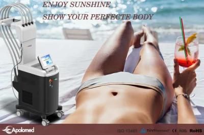 Apolomed 4 Handles 1060nm Diode Laser Slimming Weight Loss Beauty Salon Machine Medical CE 1060nm Laser Sculpture